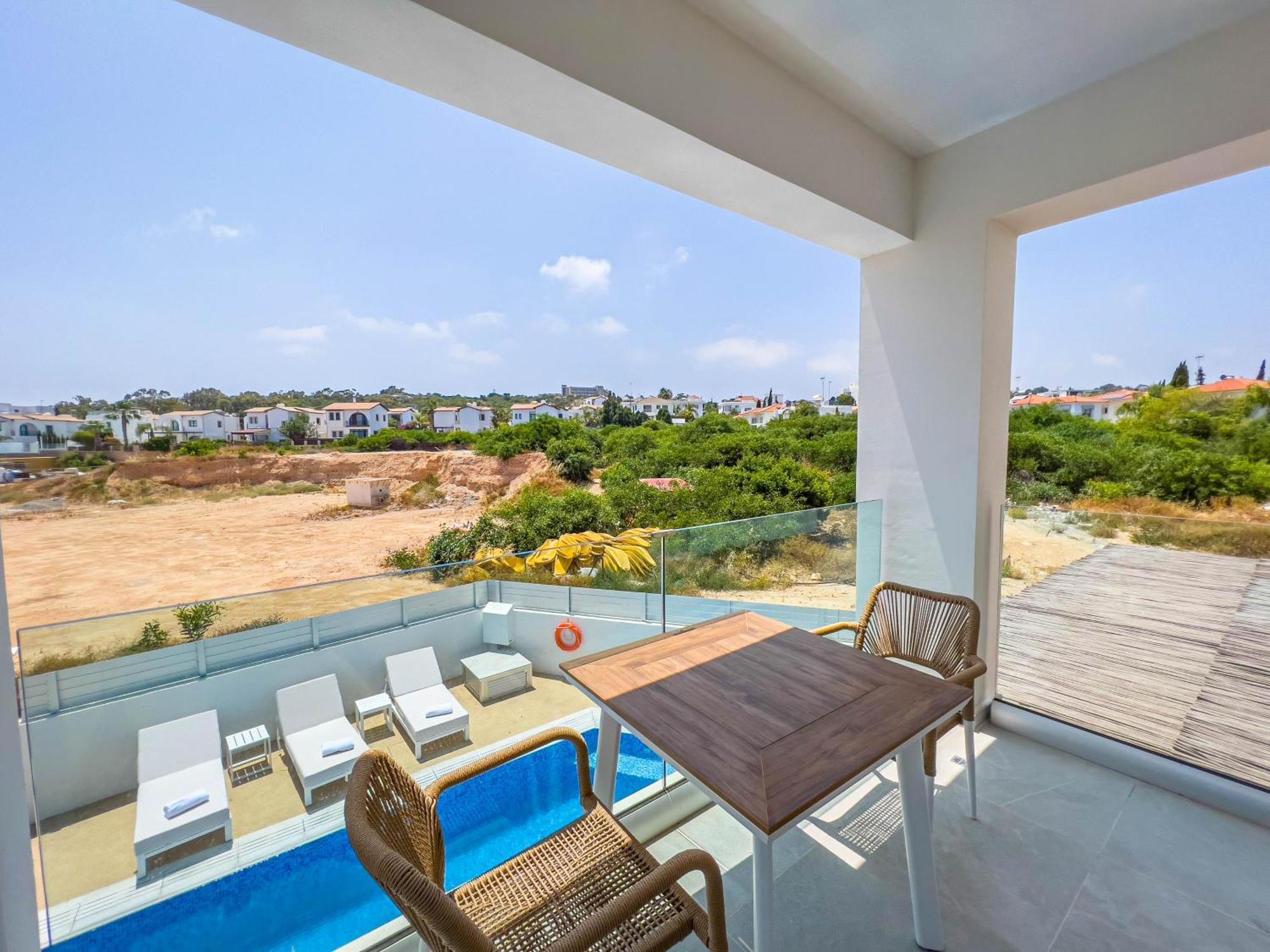 Geo Panoramic Villa +Pool +Game Room +Gym Πρωταράς Εξωτερικό φωτογραφία