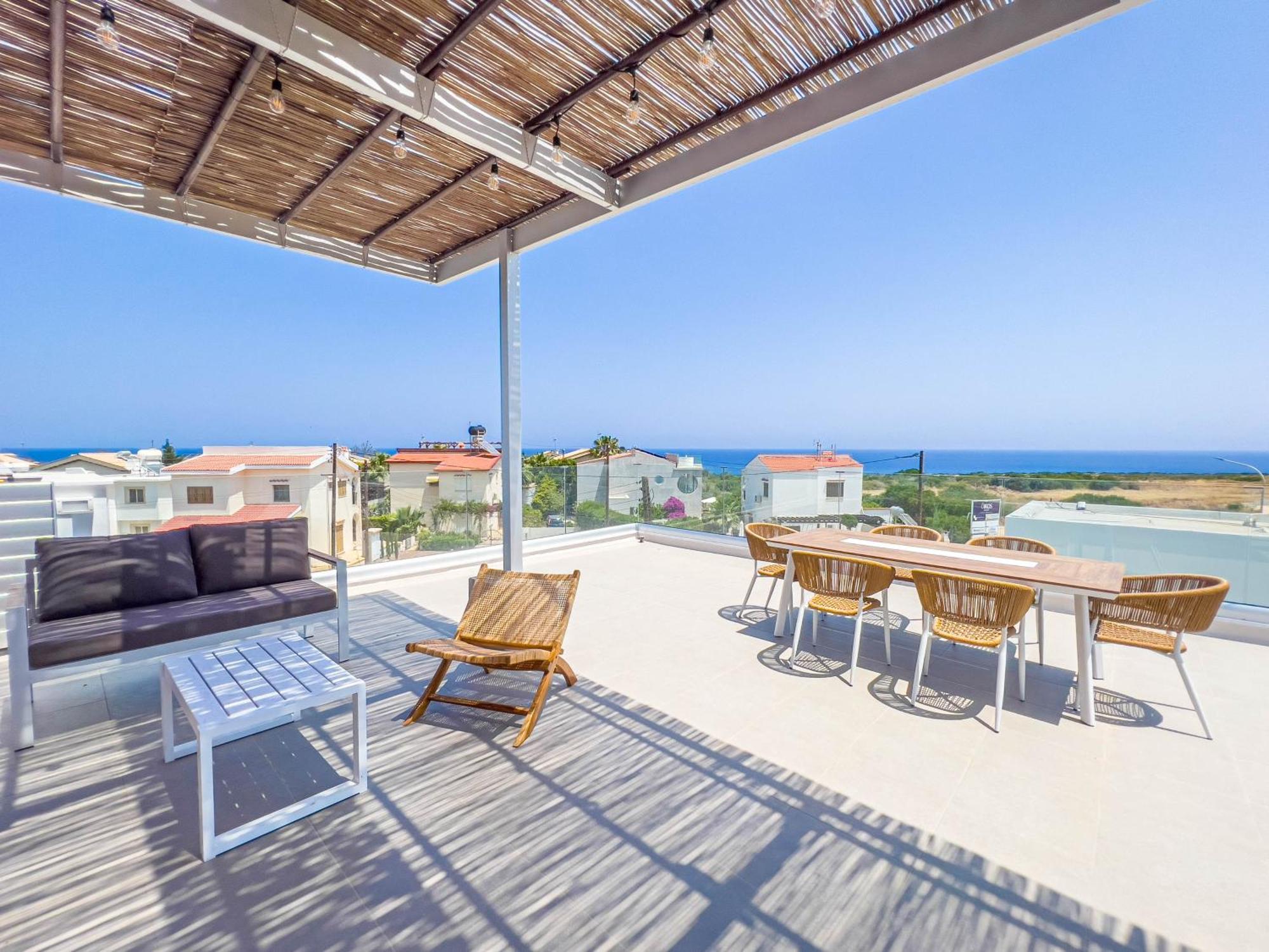 Geo Panoramic Villa +Pool +Game Room +Gym Πρωταράς Εξωτερικό φωτογραφία