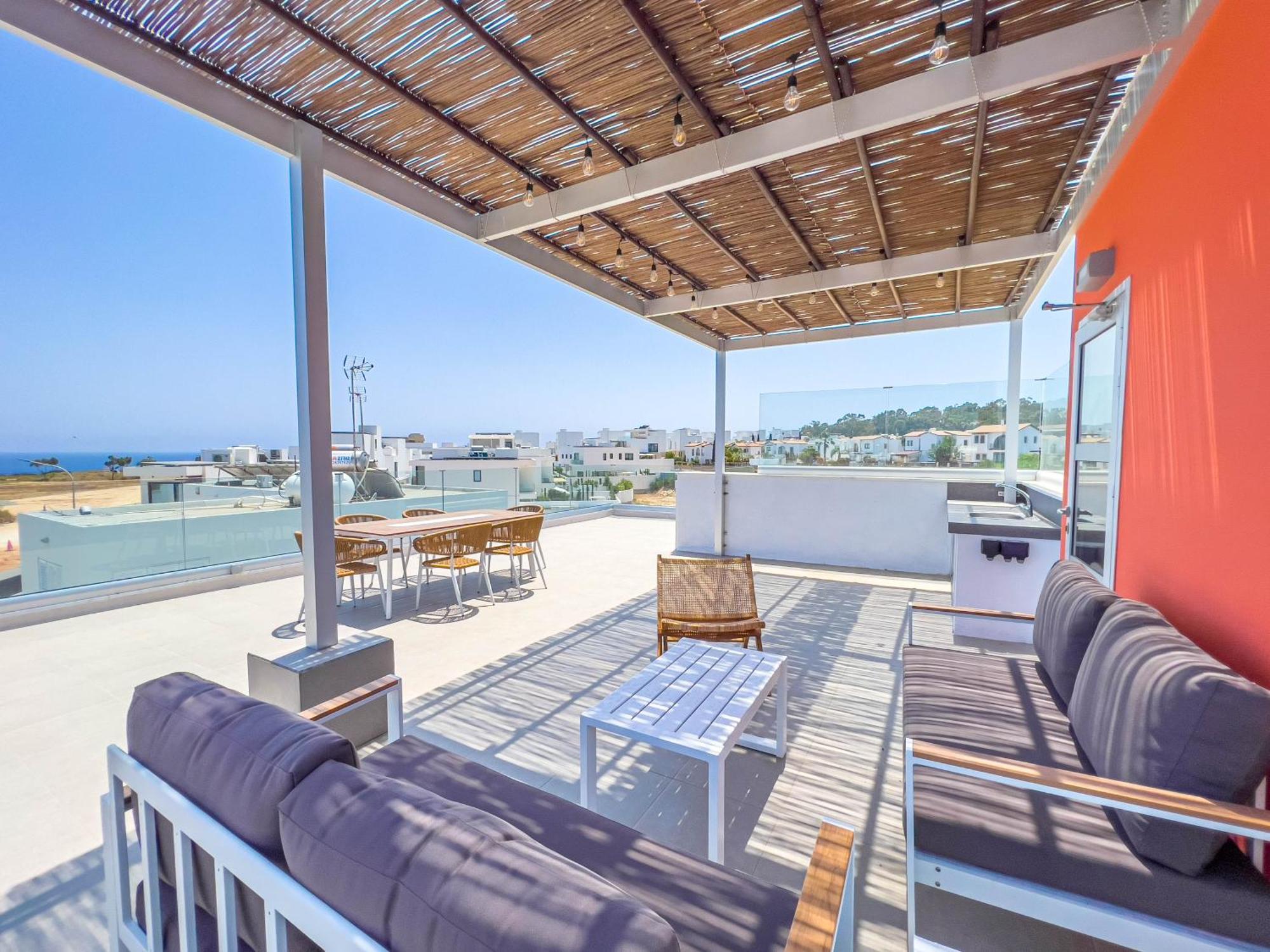 Geo Panoramic Villa +Pool +Game Room +Gym Πρωταράς Εξωτερικό φωτογραφία